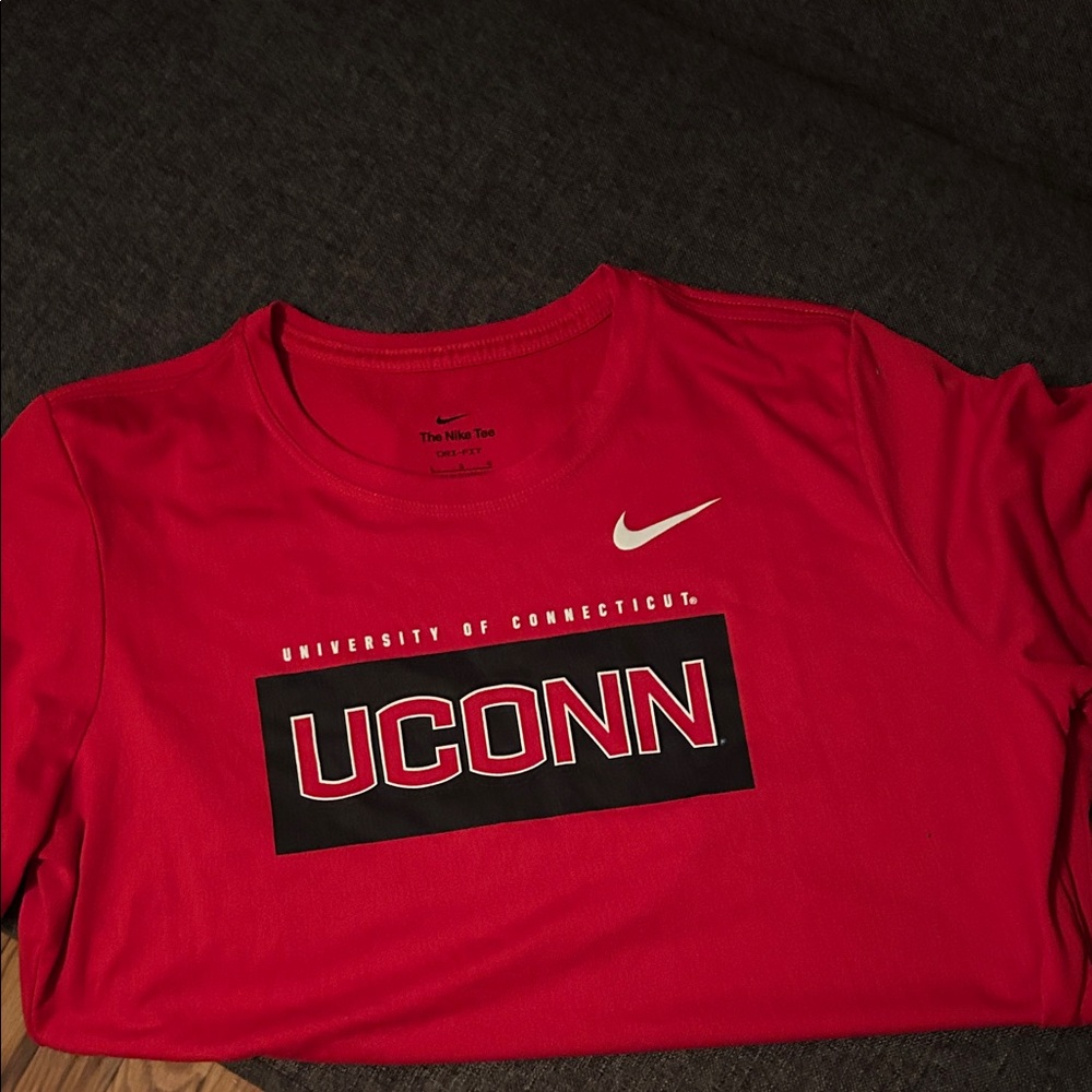 Nike Red UConn Graphic Tee